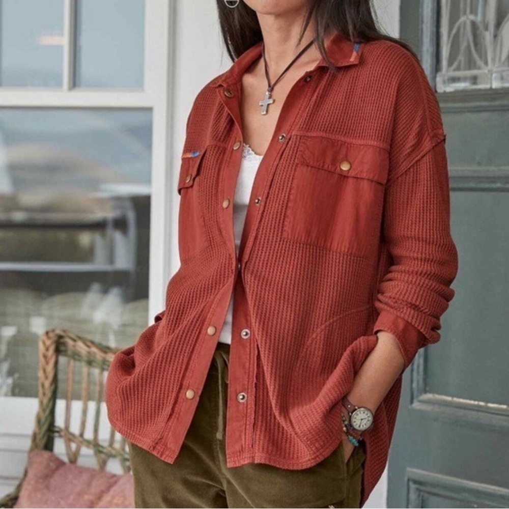 Sundance waffle knit Prudence shirt